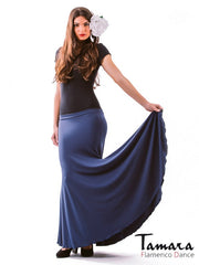 Falda flamenco Rondeña - Viscosa Marron