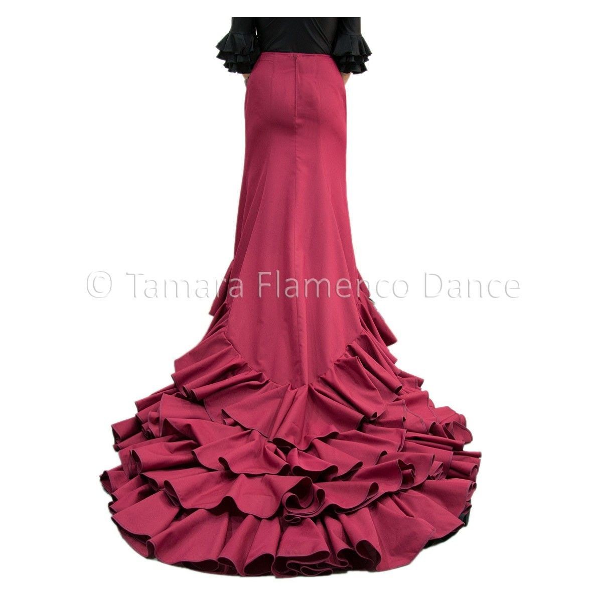 Bata de cola - Básica 4 volantes