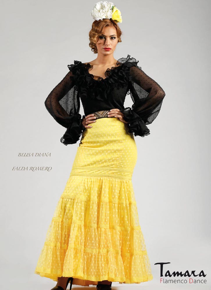 Camisa Blusa flamenca Diana