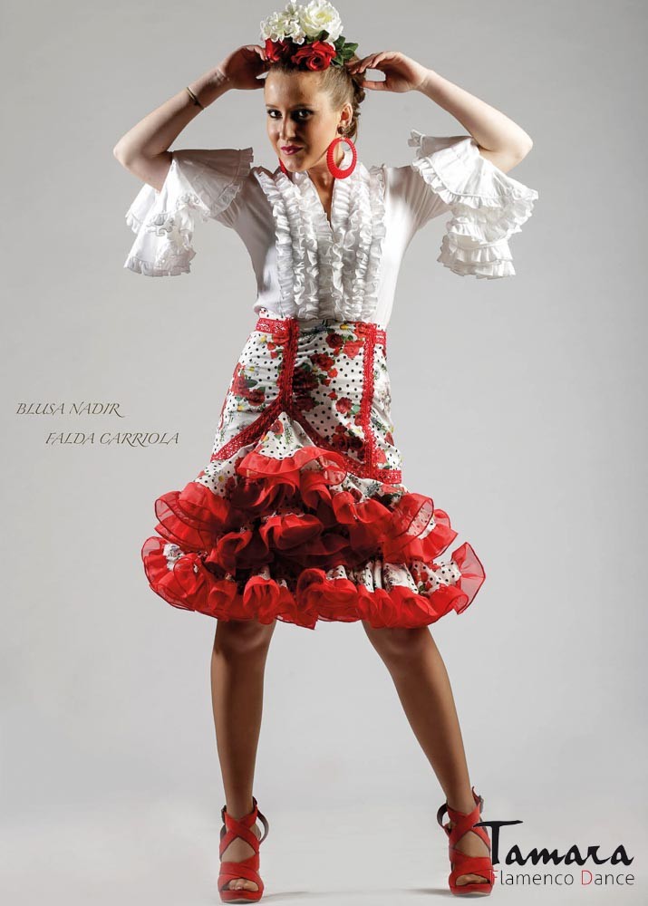 Camisa Blusa flamenca Nadir