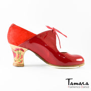 Zapatos de flamenco Arty Rojo Carrete 6cm Casilda Rojo