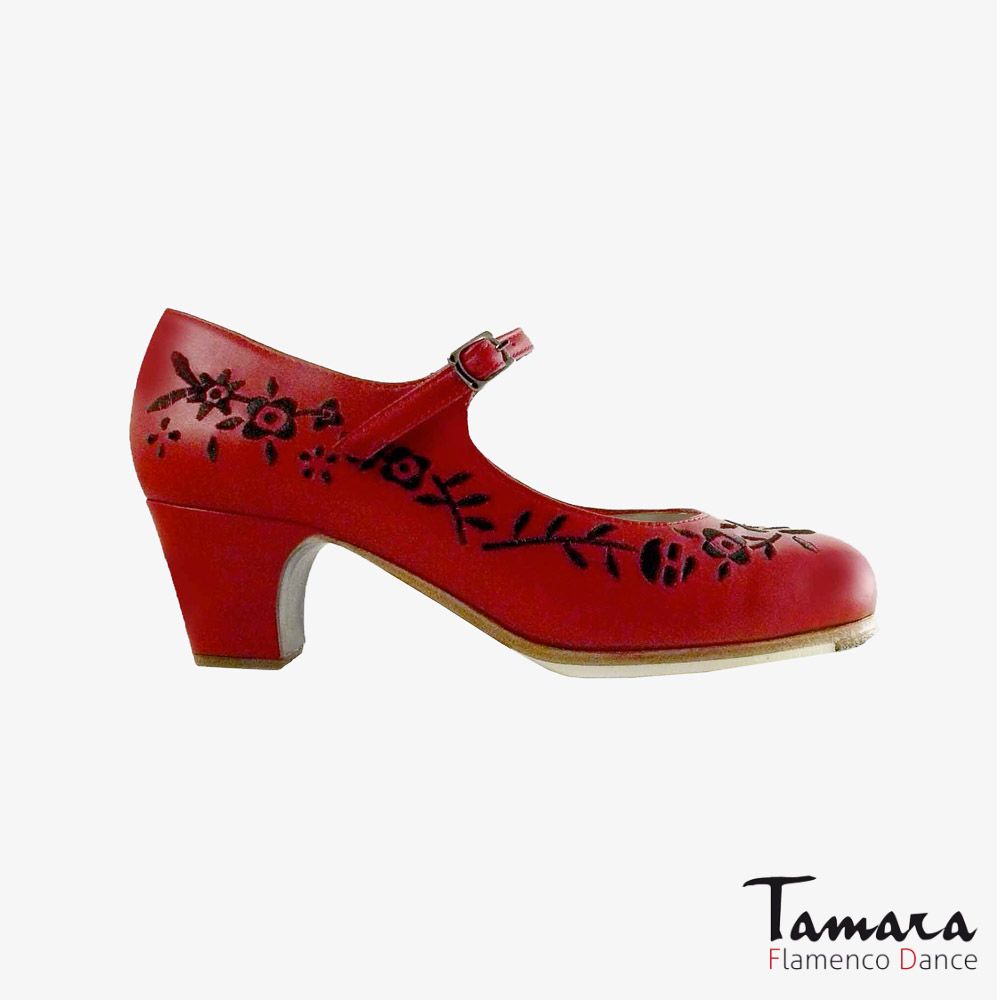 Zapatos de flamenco Bordado Correa I