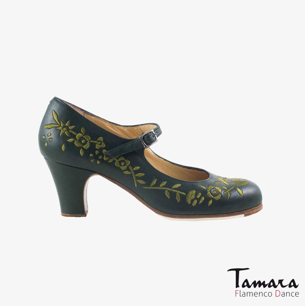 Zapatos de flamenco Bordado Correa I