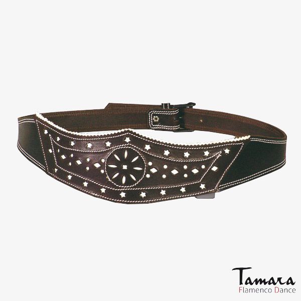 Cinturon de piel Corona L