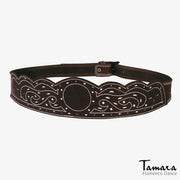 Cinturon de piel Ondas L