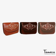 Bolso/Bandolera Rociero de cuero Diseño 1