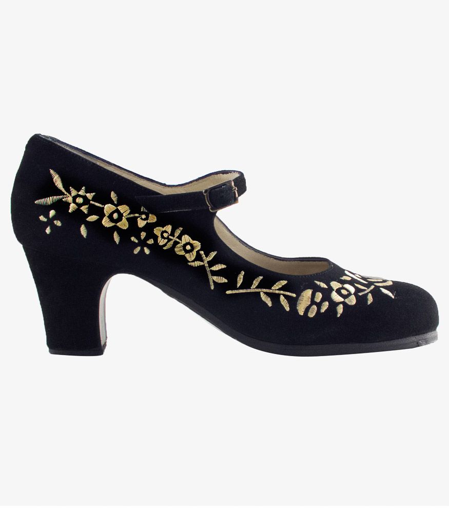 Zapatos de flamenco Bordado Correa I