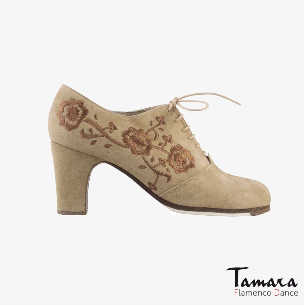 Zapatos de flamenco Ingles Bordado