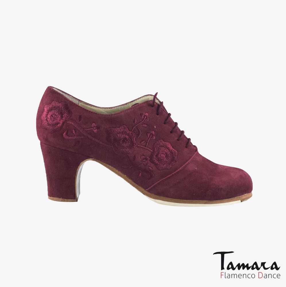 Zapatos de flamenco Ingles Bordado