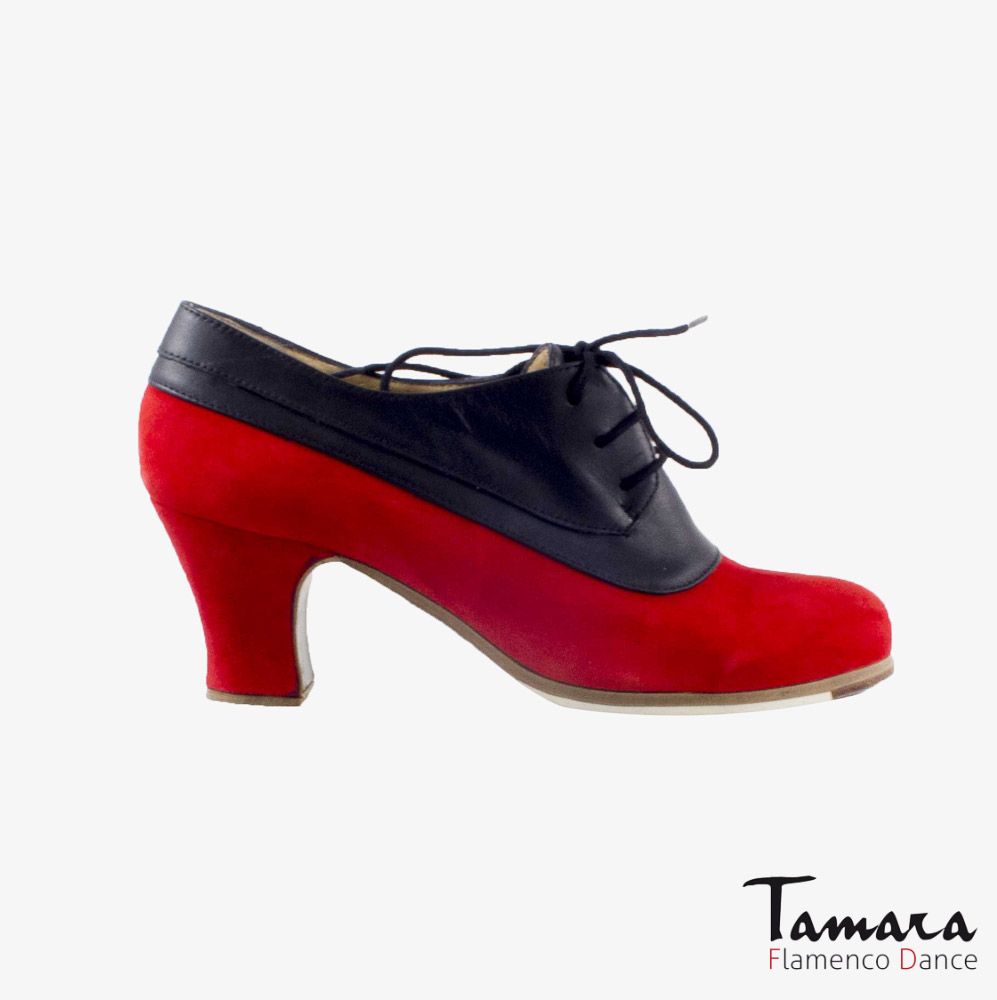 Zapatos de flamenco Blucher Tricolor