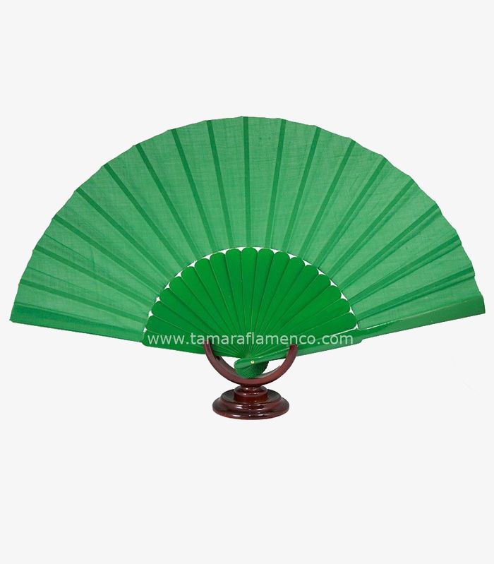 Abanico Pericón (30,5 cm) Verde Andalucia