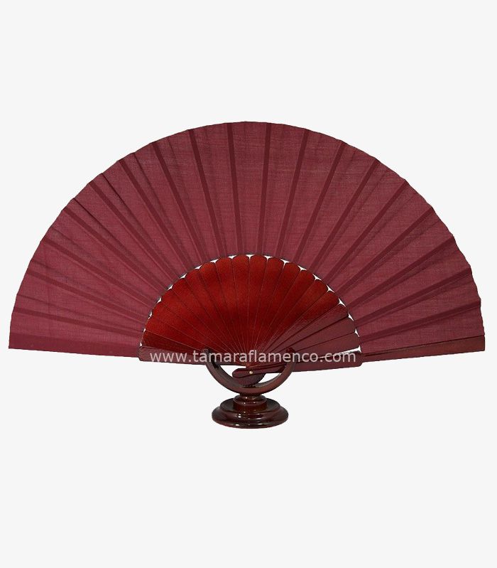 Abanico Pericón (30,5 cm) Burdeos