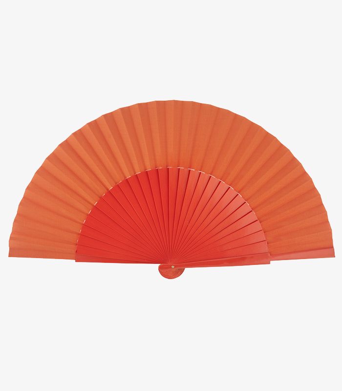 Abanico Medio Pericón (27 cm) Naranja