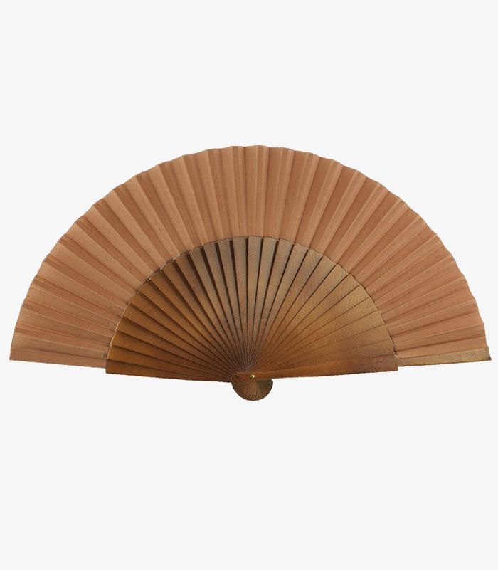 Abanico Medio Pericón (27 cm) Marron Avellana