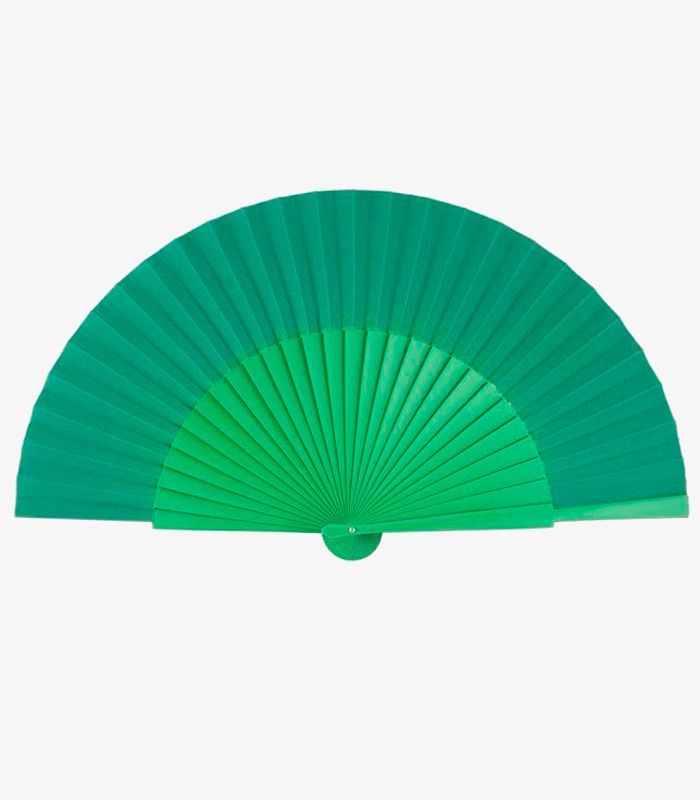Abanico Medio Pericón (27 cm) Verde Andalucia