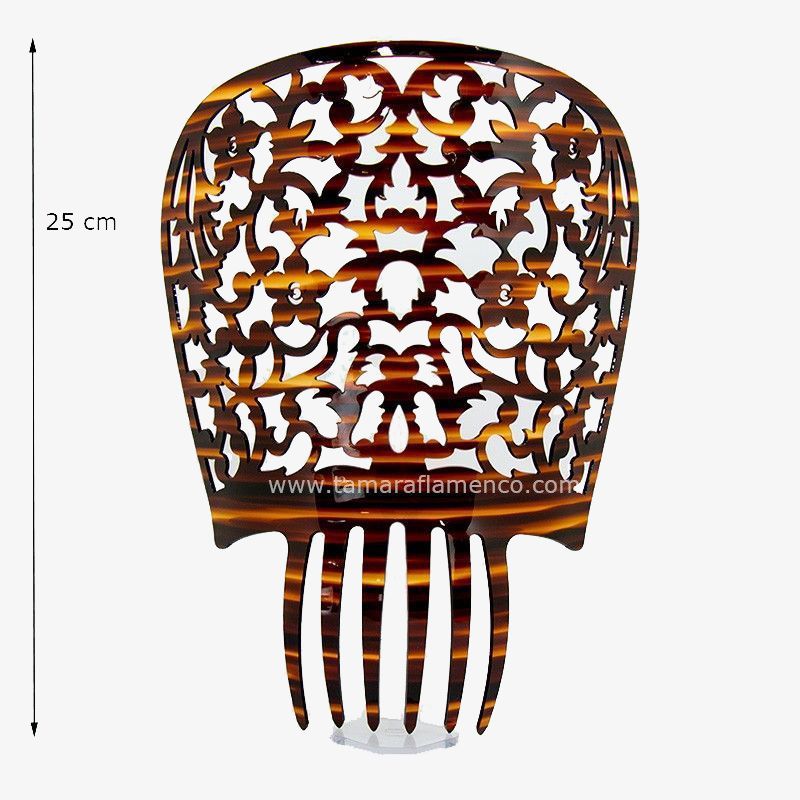 Peina de mantilla 01 - 25 cm Nacar Clasico