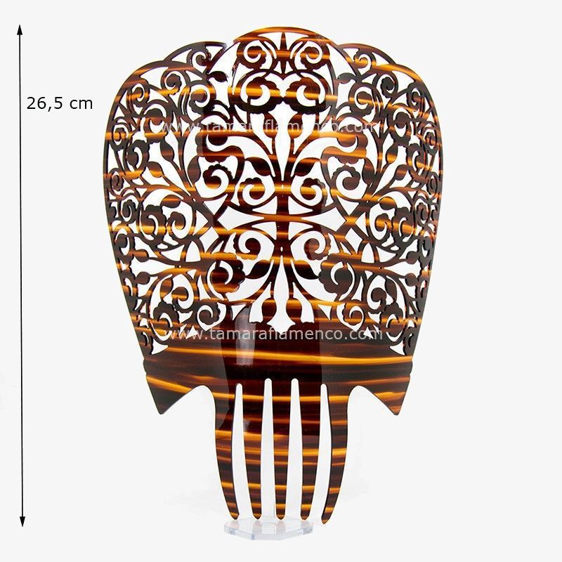 Peina de mantilla 02 - 26.5 cm Nacar Clasico