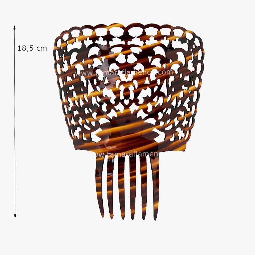 Peina de mantilla 06 - 18.5 cm Nacar Clasico