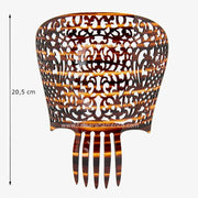 Peina de mantilla 08 - 20.5 cm Nacar Clasico