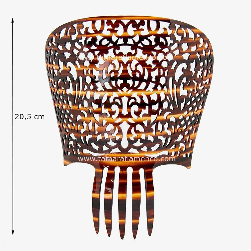 Peina de mantilla 08 - 20.5 cm Nacar Clasico