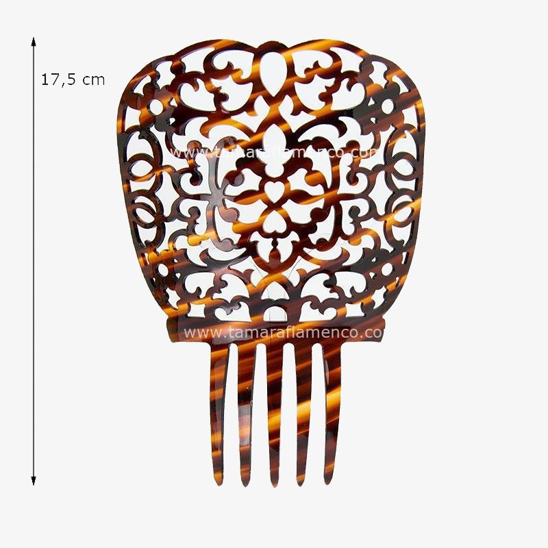 Peina de mantilla 09 - 17.5 cm Nacar Clasico