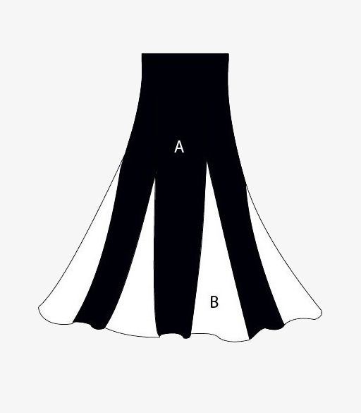 Falda flamenco Rosalia Niña - Punto ( Escogiendo colores)