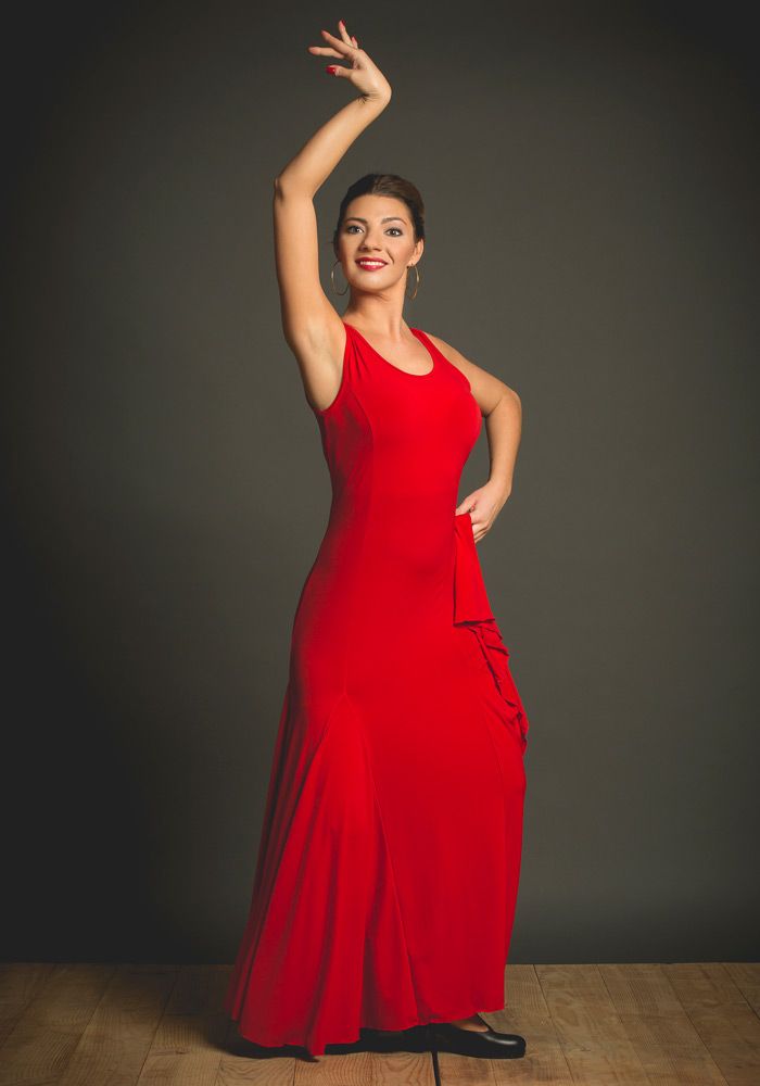 Vestido Sara - Viscosa XL Rojo