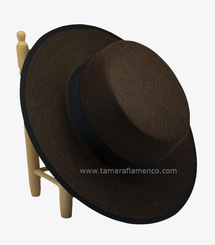 Sombrero Cordobes Marron/Gris Marron
