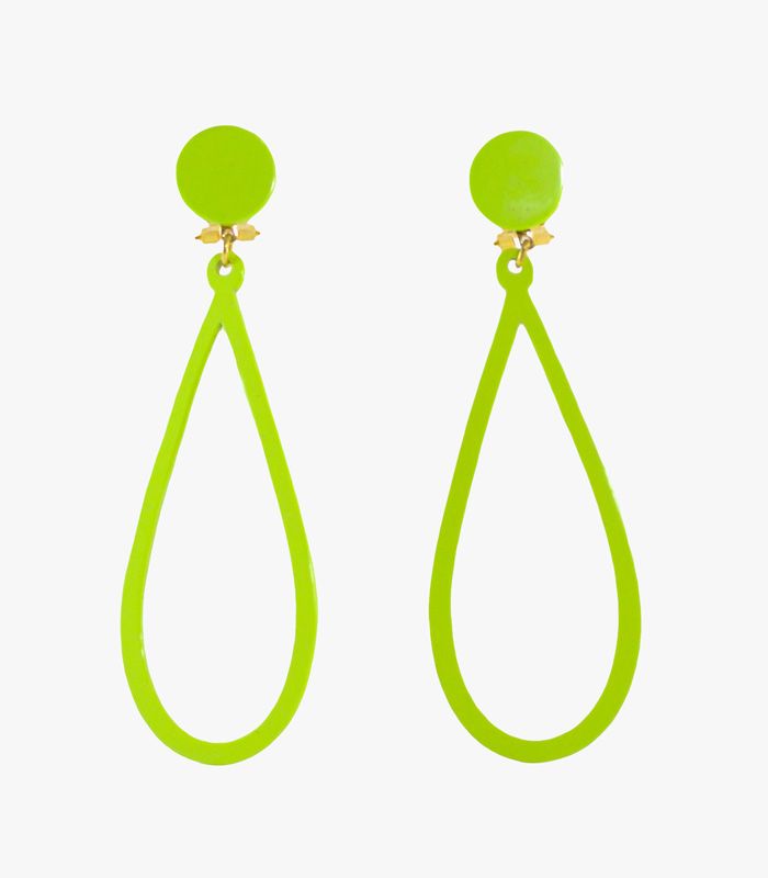 Pendientes Diseño 02 - Acetato Pistacho