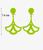 Pendientes Diseño 03 - Acetato Turquesa