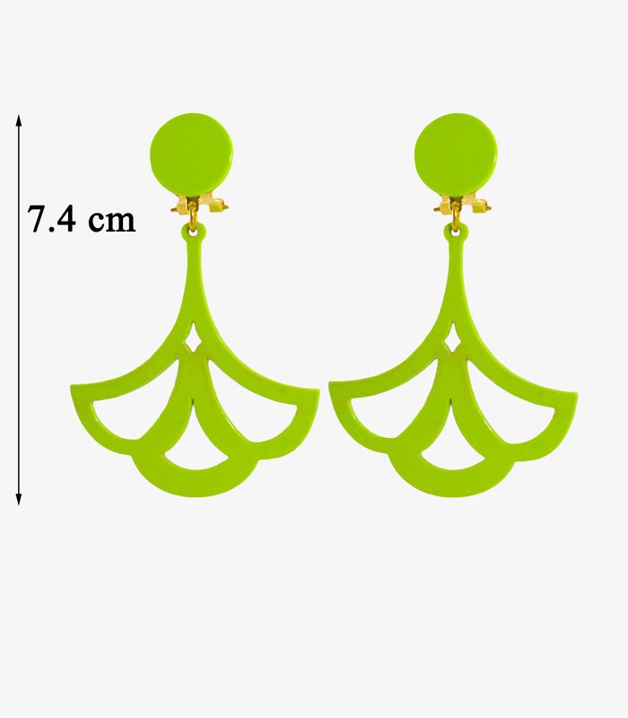 Pendientes Diseño 03 - Acetato Turquesa