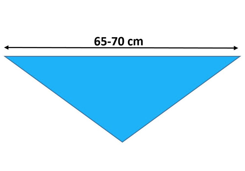 Mantoncillo niña - Crep (65-70 cm) Marron