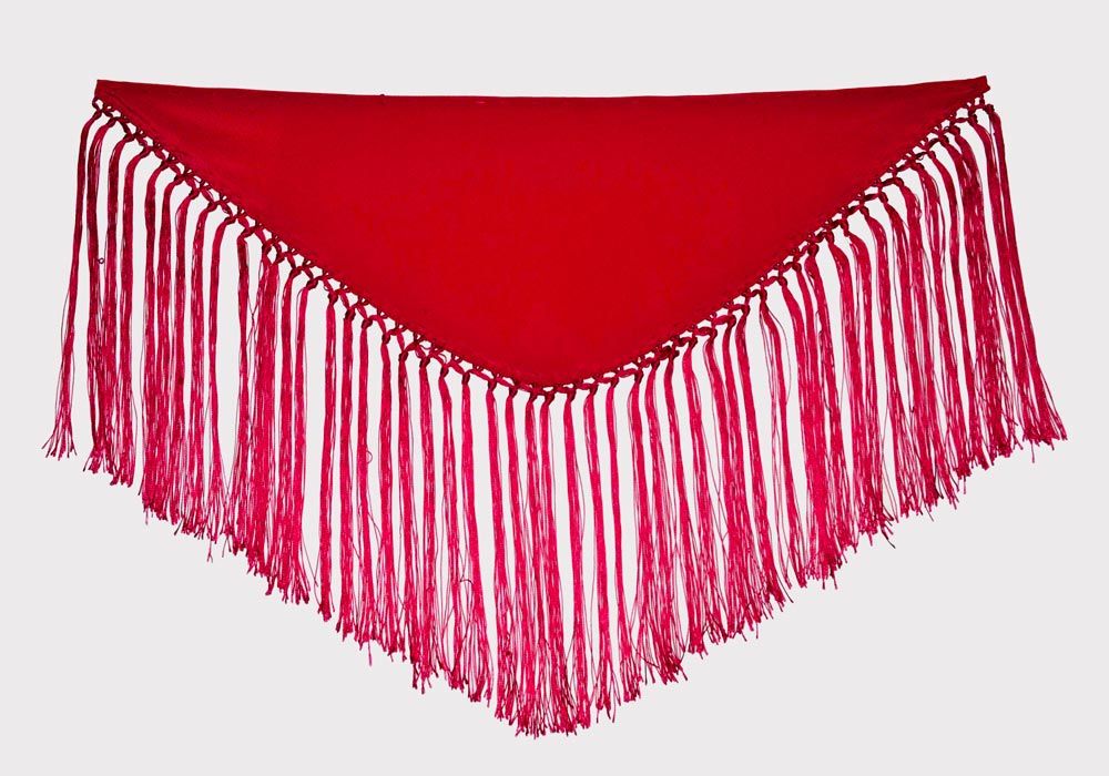 Mantoncillo niña - Crep (65-70 cm) Rojo
