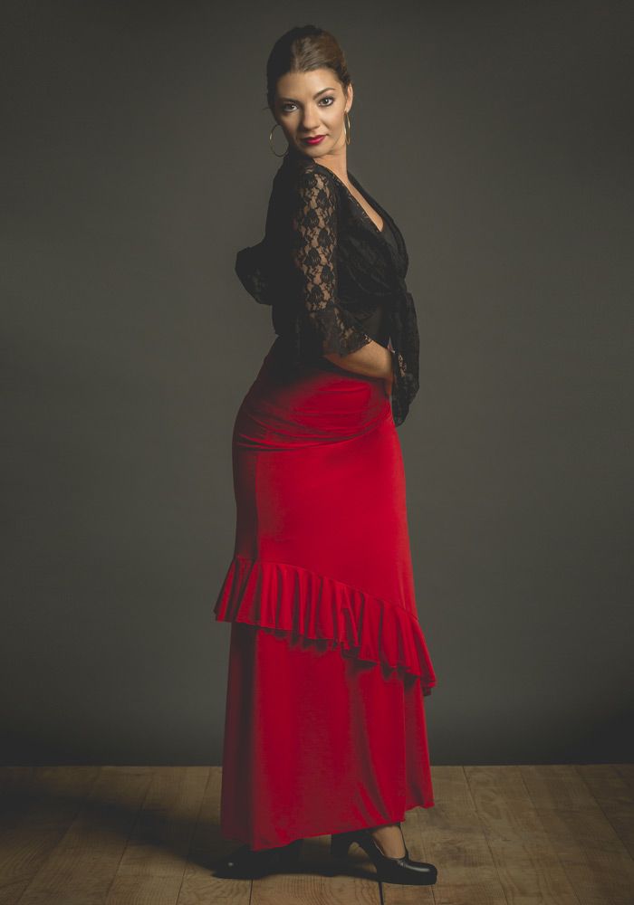 Falda flamenco Tanguera - Punto elástico