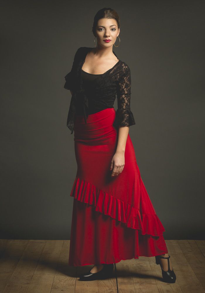 Falda flamenco Tanguera - Punto elástico