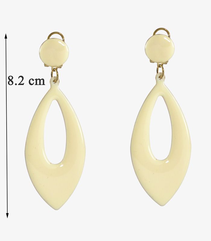 Pendientes Diseño 9 - Metal Naranja