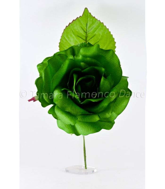 Flor Flamenca Cintia - 14 cm Verde Andalucia
