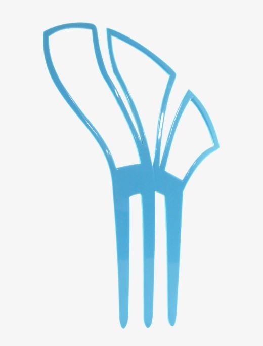 Peina flamenco Hortensia - Acetato 21 cm