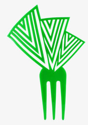 Peina flamenco Iris - Acetato 21 cm