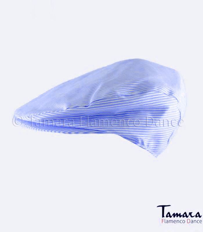 Gorra campera 500 Rayas azul 60