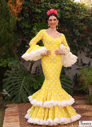 Traje de flamenca Cantares lunares