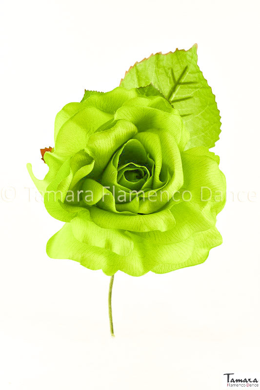 Flor Flamenca Cintia - 14 cm Pistacho
