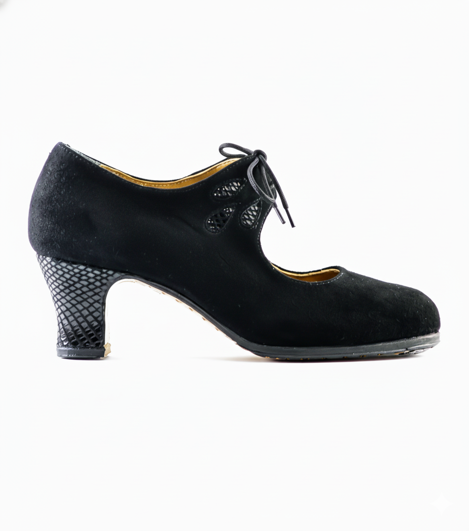 Zapatos de flamenco Fandango ante/serpiente