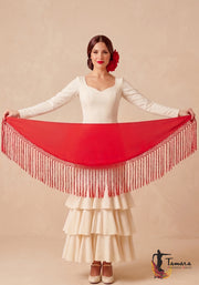 Mantoncillo Mujer - Crep Rojo