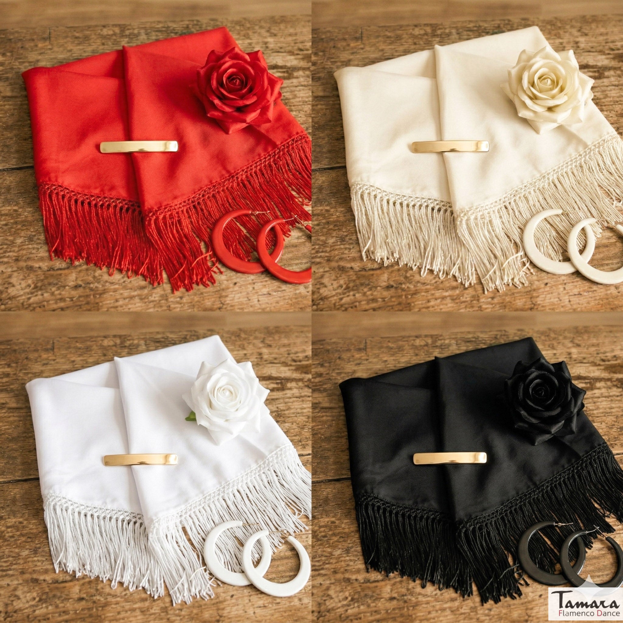 Traje de alquiler Carmela Marfil con complementos