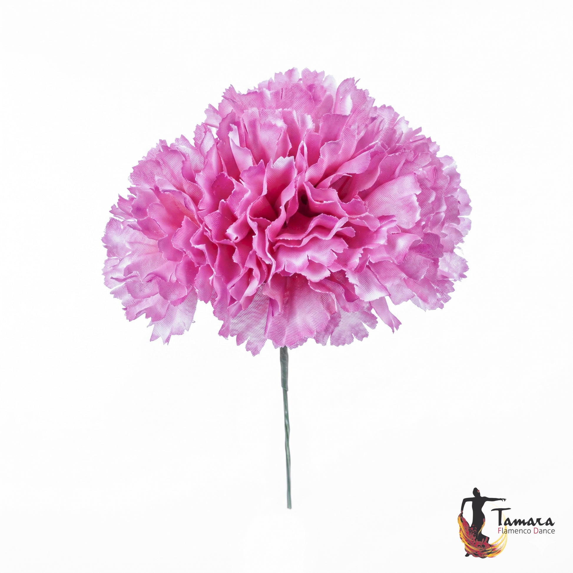 Ramillete 8 claveles Flamenca Cardenal rosa