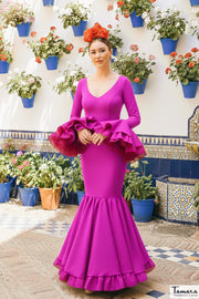 Traje de flamenca Gloriosa Bougambilla