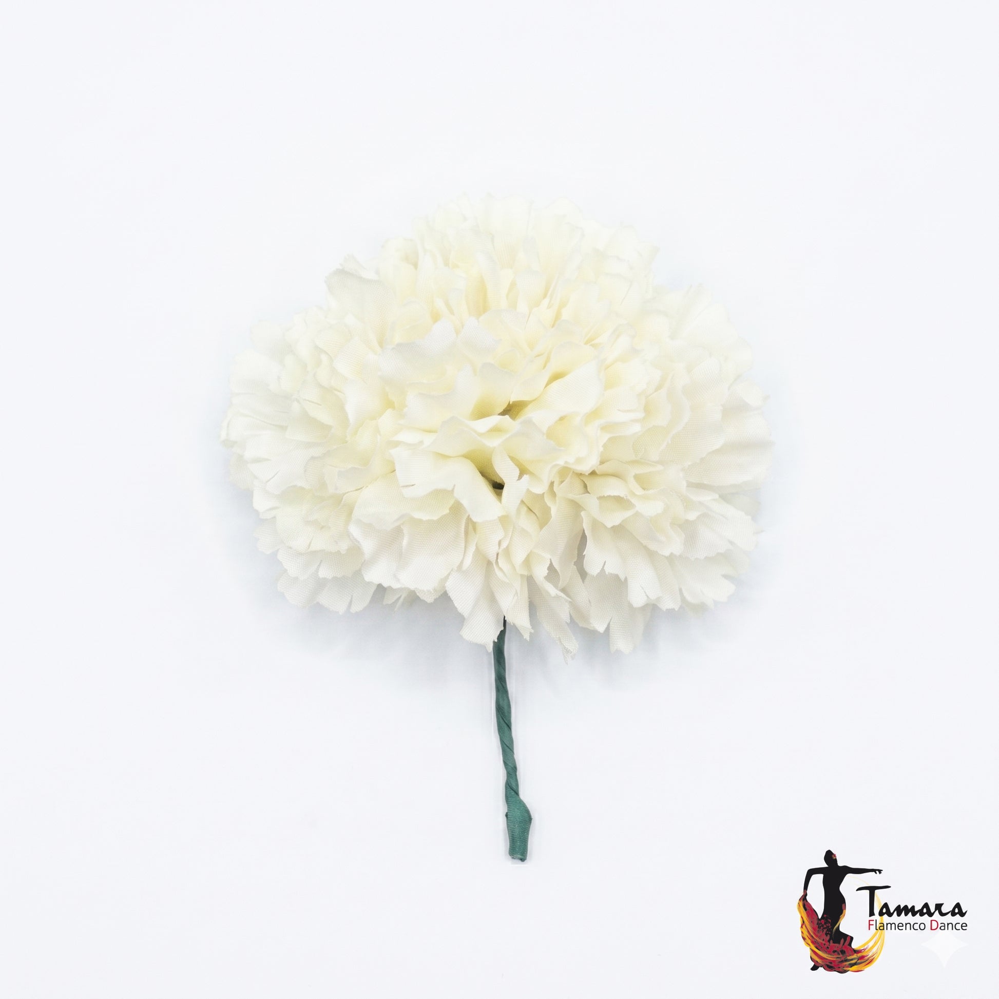 Ramillete 4 claveles Flamenca Marfil