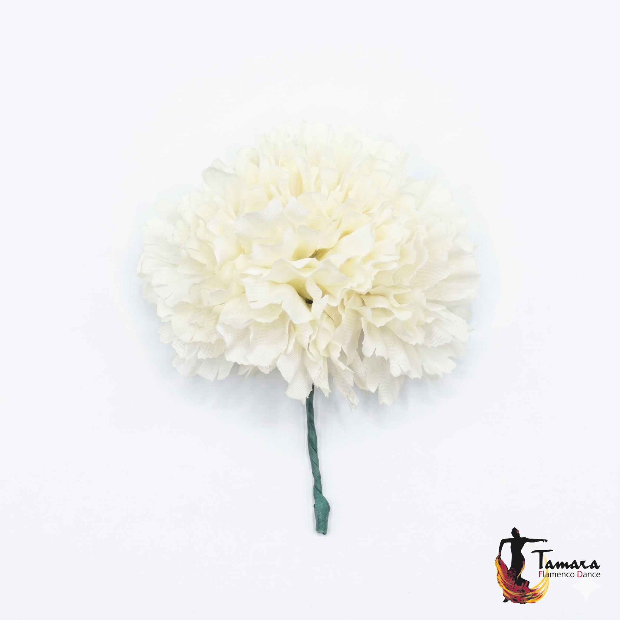 Ramillete 4 claveles Flamenca Marfil