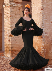 Traje de flamenca Pureza Negro